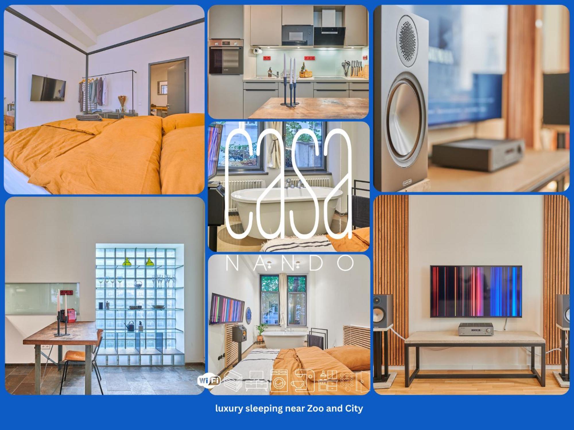 Casanando Premium Suites - Hifi Lofts In Ruhiger Zoo - Und Citylage Leipzig Extérieur photo